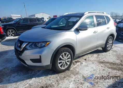 2017 Nissan Rogue Sv z USA, uszkodzony, nr VIN KNMAT2MV9HP512520